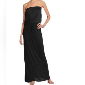 Old Navy Basic Maxi Tube Strapless Dress With Drawstring Waist Women's Sz Medium